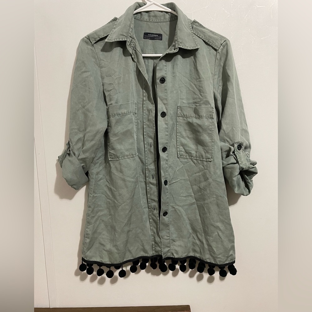 Zara Button Down Collared Shirt